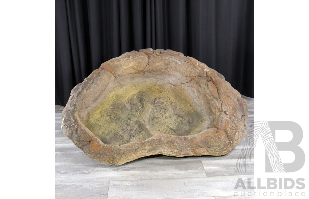 Large Fibreglass Faux Rock Pond