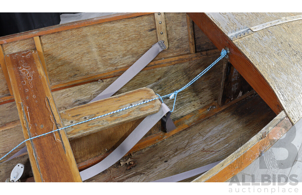 Vintage Timber Row Boat