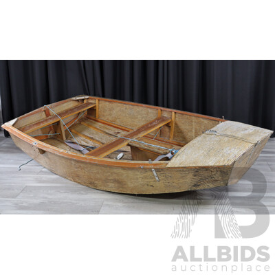 Vintage Timber Row Boat