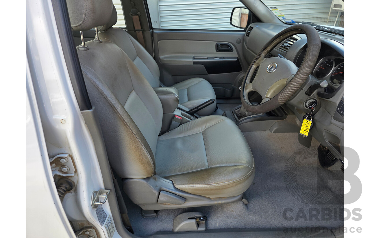 4/2012 Great Wall V200 K2 Dual Cab Utility White Turbo Diesel 2.0L