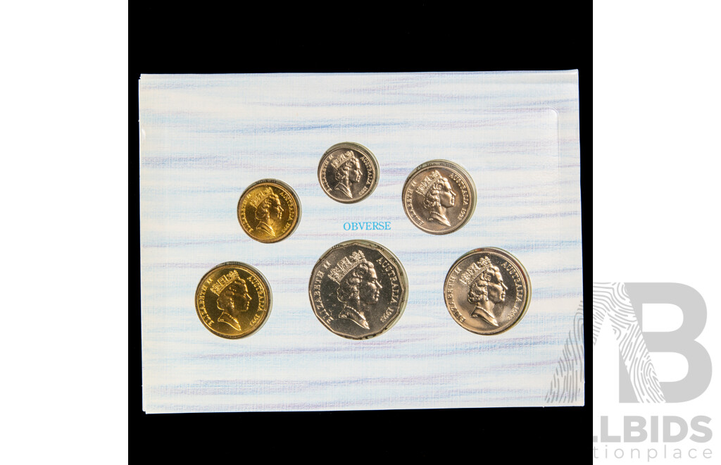 Australian RAM 1993 and 1994 Six UNC Coin Sets, Year of the Family and Landcare