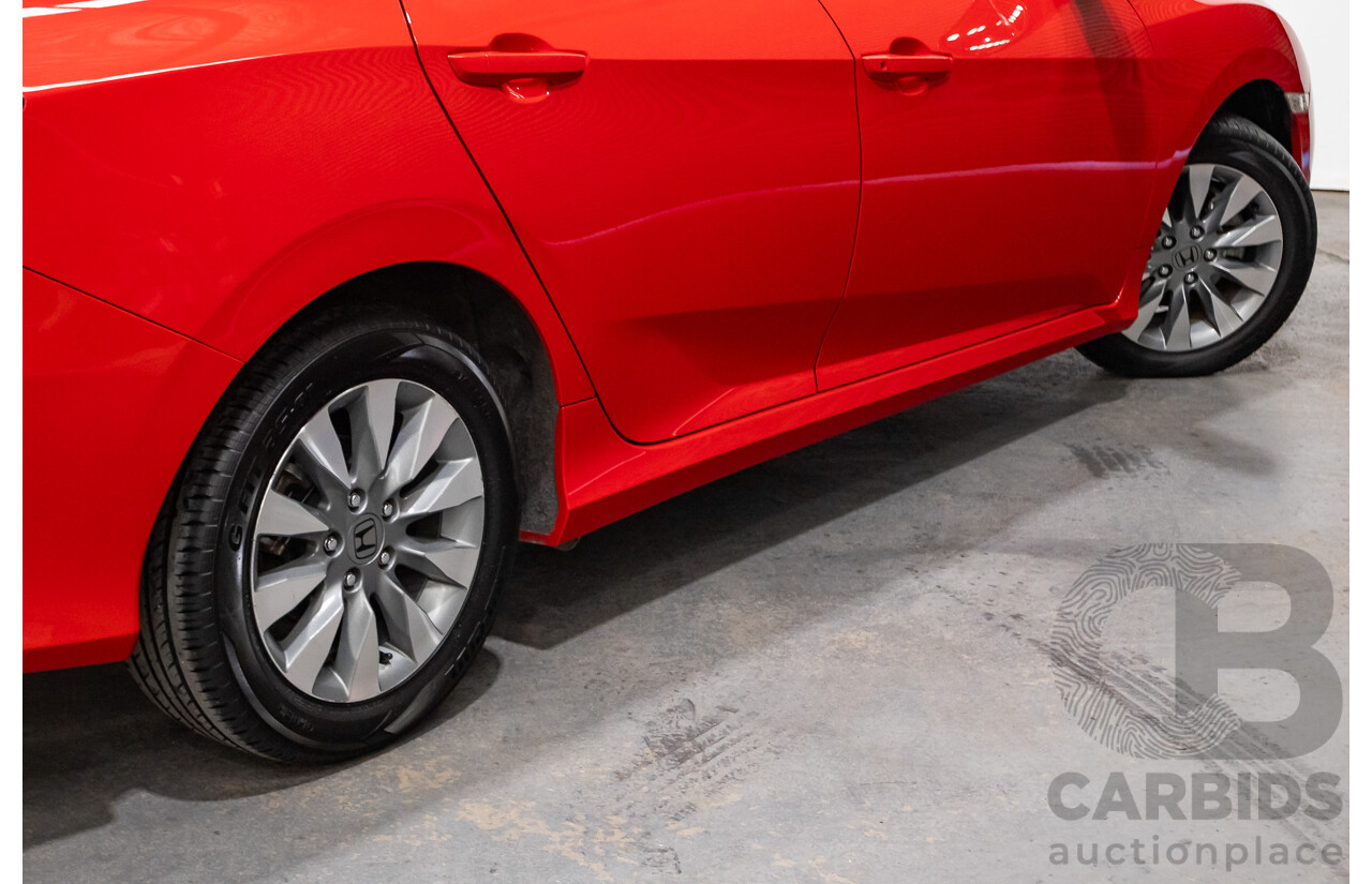 07/2018 Honda Civic VTi MY18 4D Sedan Rally Red 1.8L