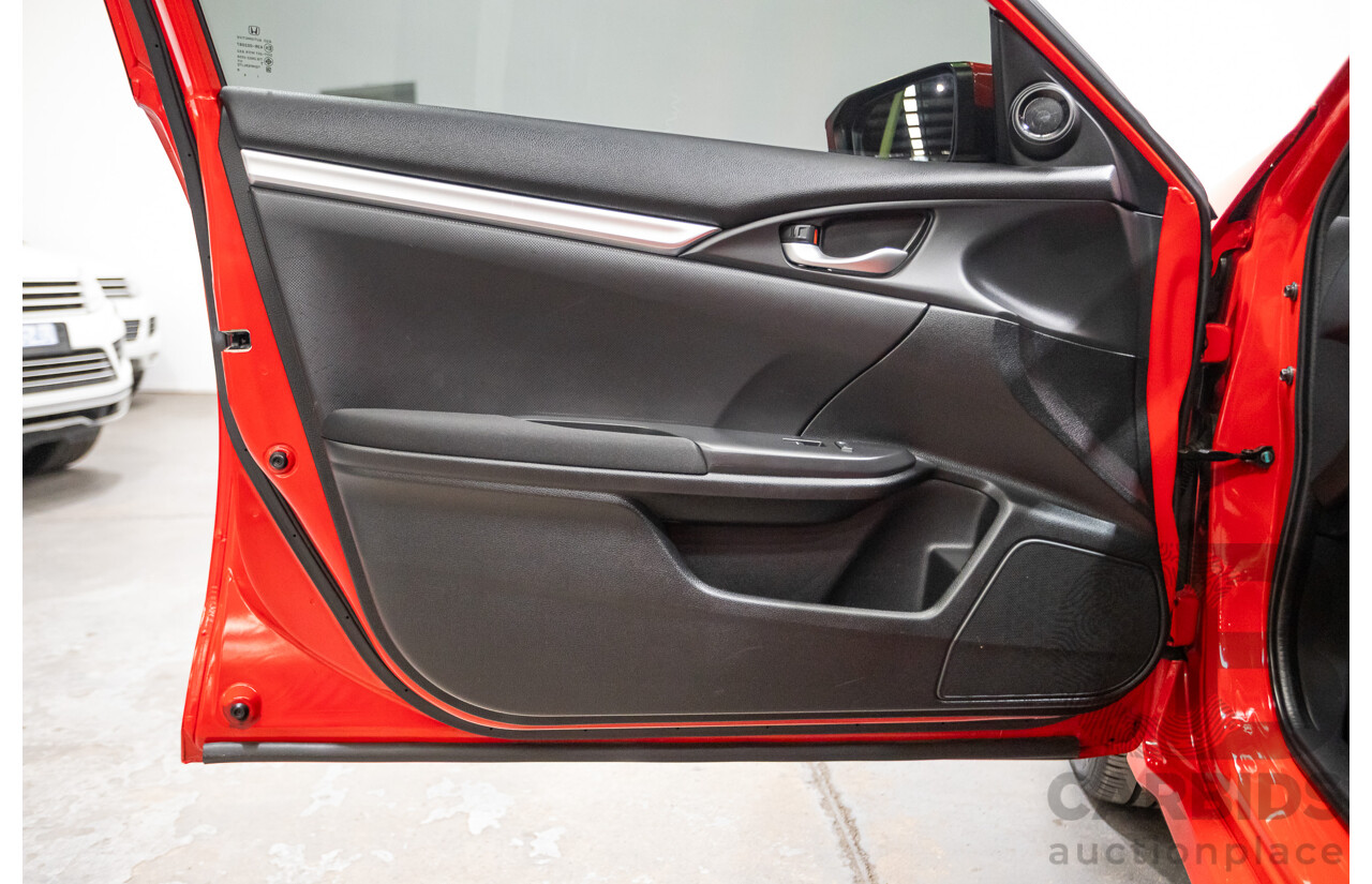 07/2018 Honda Civic VTi MY18 4D Sedan Rally Red 1.8L