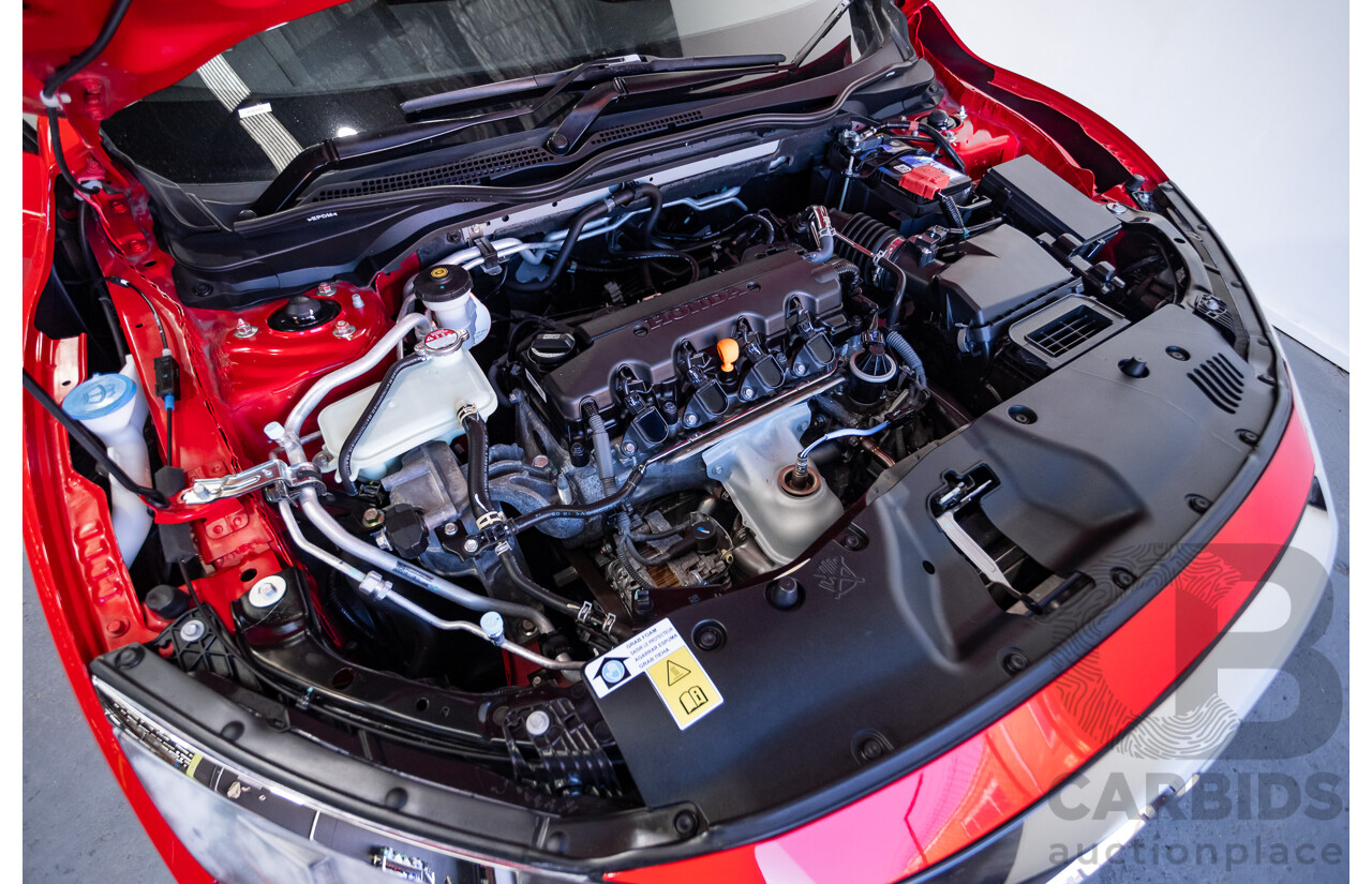 07/2018 Honda Civic VTi MY18 4D Sedan Rally Red 1.8L