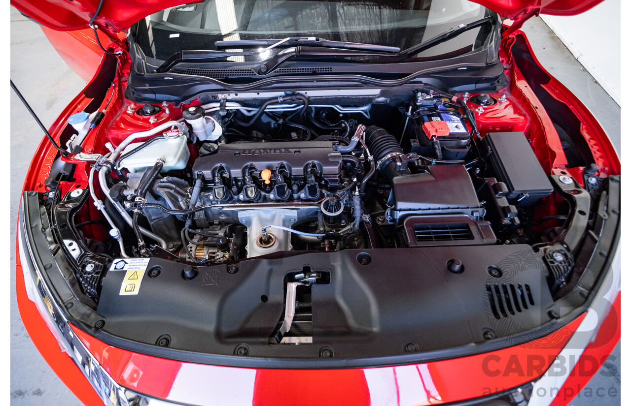 07/2018 Honda Civic VTi MY18 4D Sedan Rally Red 1.8L