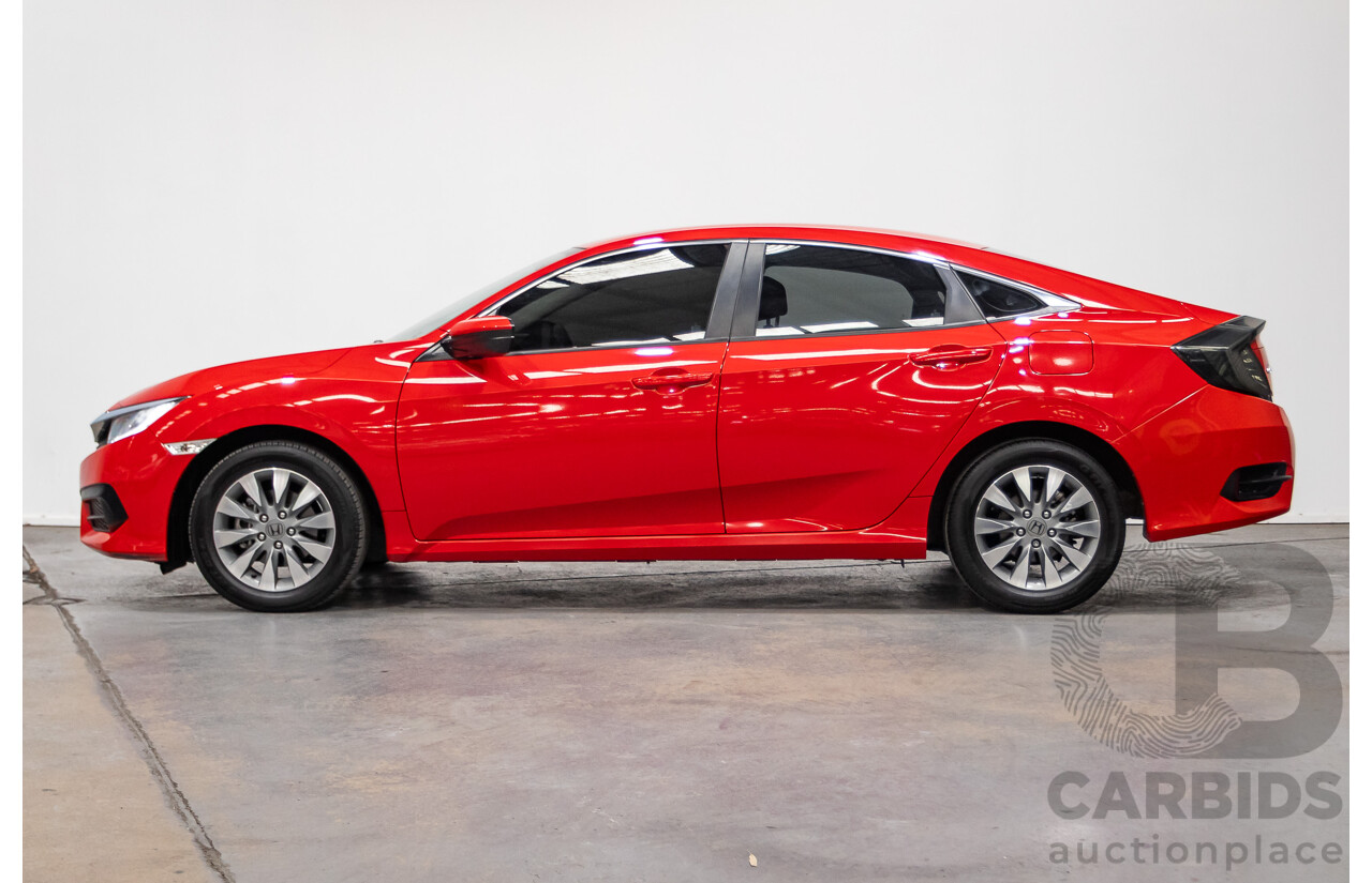 07/2018 Honda Civic VTi MY18 4D Sedan Rally Red 1.8L