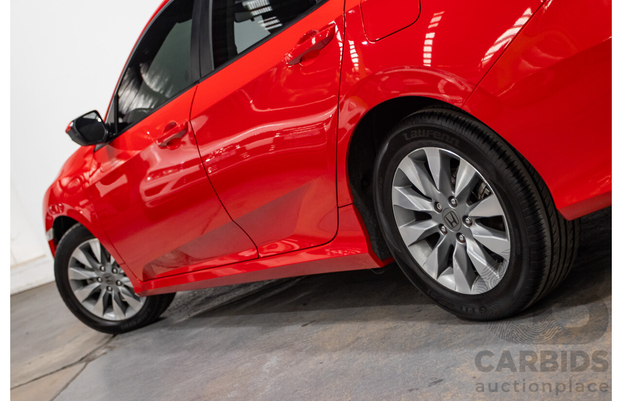 07/2018 Honda Civic VTi MY18 4D Sedan Rally Red 1.8L