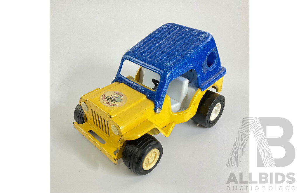Vintage Tonka Pressed Steel Honey Bucket Jeep