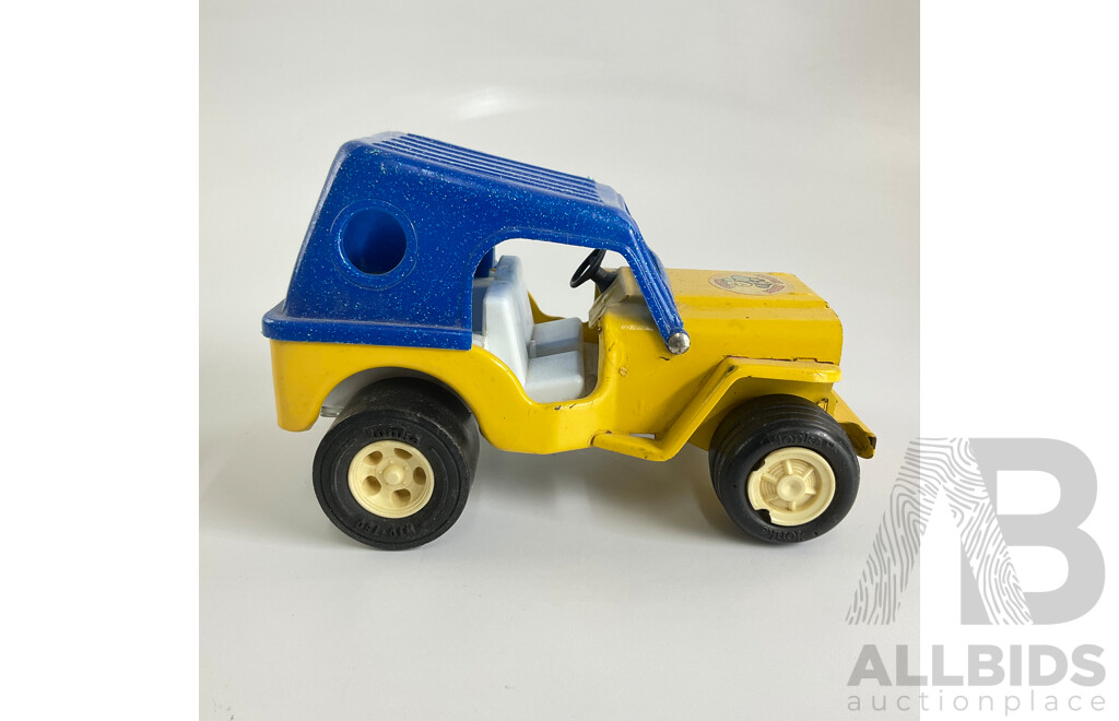 Vintage Tonka Pressed Steel Honey Bucket Jeep