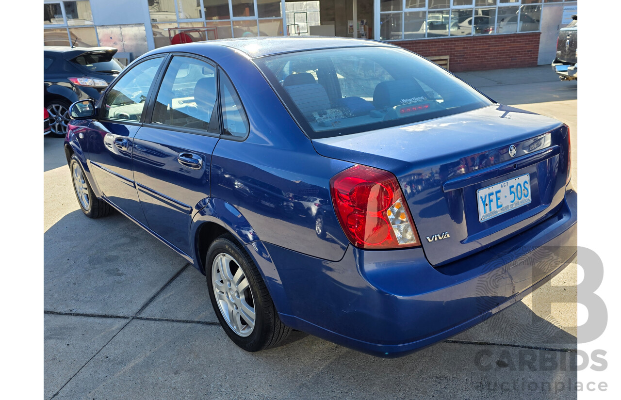 3/2007 Holden Viva  JF MY07 4d Sedan Blue 1.8L