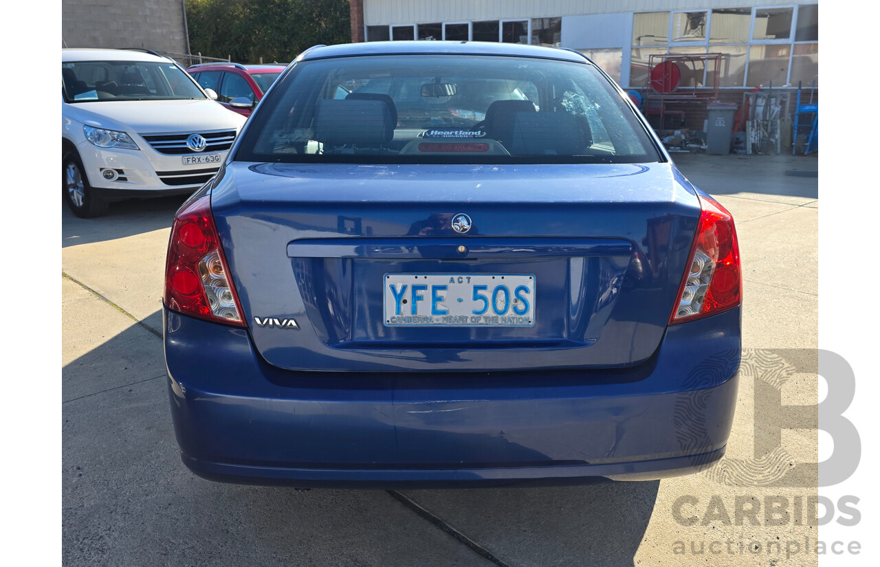 3/2007 Holden Viva  JF MY07 4d Sedan Blue 1.8L