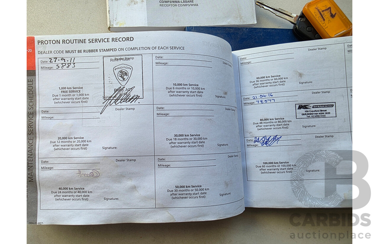 6/2010 Proton Jumbuck GLi  Utility Silver 1.5L