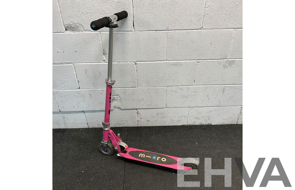 Micro Sprite Pink Scooter for Age 5 to Adult