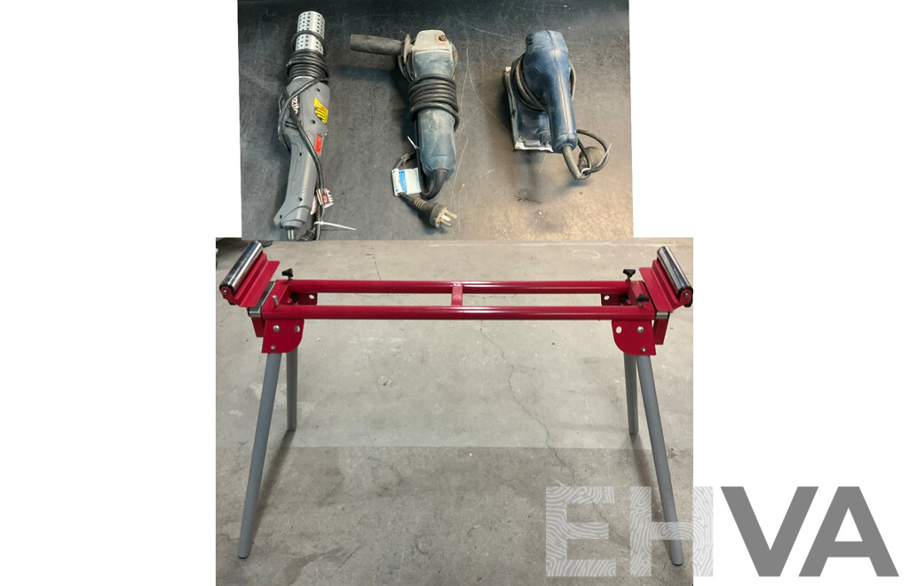 WORKZONE Mitre Saw Stand TT-SH240 & Assorted Tools