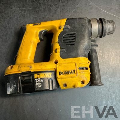 DEWALT DW997Adjustable Clutch Hammer Drill , DC213 Rotary Hammer Drill , DW999 Cordless SDS Drill with 2 Batteies