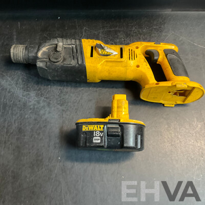 DEWALT DW997Adjustable Clutch Hammer Drill , DC213 Rotary Hammer Drill , DW999 Cordless SDS Drill with 2 Batteies