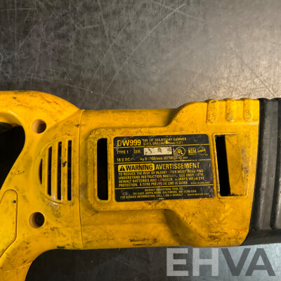 DEWALT DW997Adjustable Clutch Hammer Drill , DC213 Rotary Hammer Drill , DW999 Cordless SDS Drill with 2 Batteies