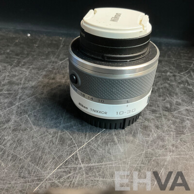 NIKON V1 Digital Camera with 10-30mm & 30-110 Mm Lens & SB-N5 Flash with Lowepro Camera Bag