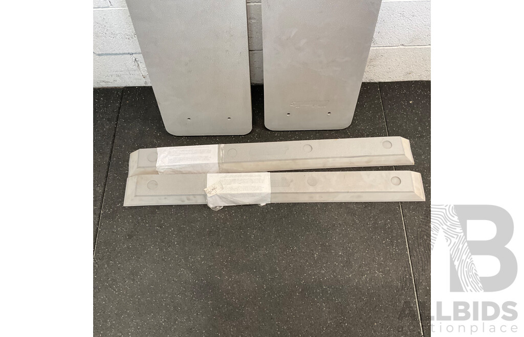 Whitworths Grey Foam Rectangular Fender, Marina Fender & Quicksilver Fuel Tank & Reef Anchor - Lot of 6