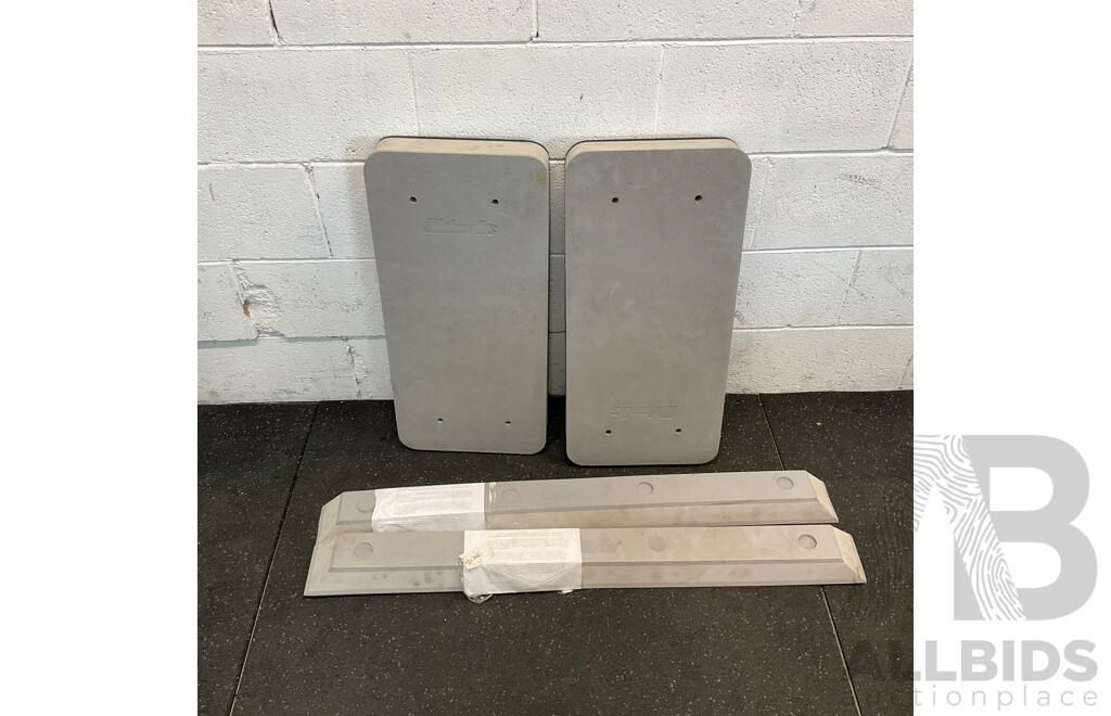 Whitworths Grey Foam Rectangular Fender, Marina Fender & Quicksilver Fuel Tank & Reef Anchor - Lot of 6