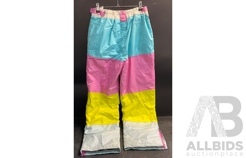 Assorted Snow Pants - Size Youth12,14 and S - Lot of 6