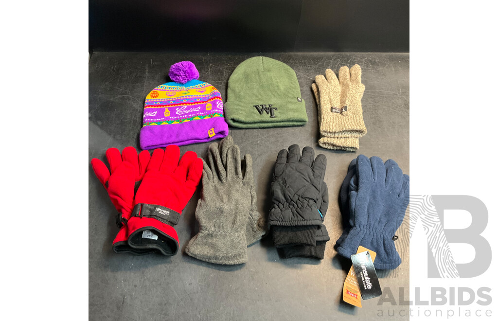 WT & Cooper Beer Beanie & Assorted Gloves