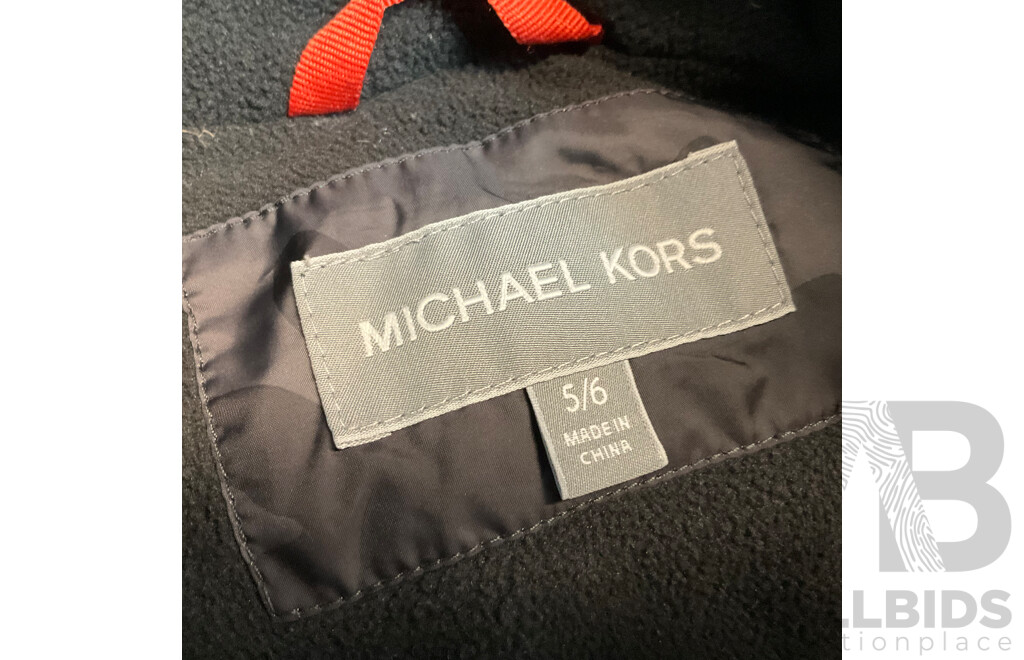Michael Kors Kids Size 5/6 Hooded Jacket