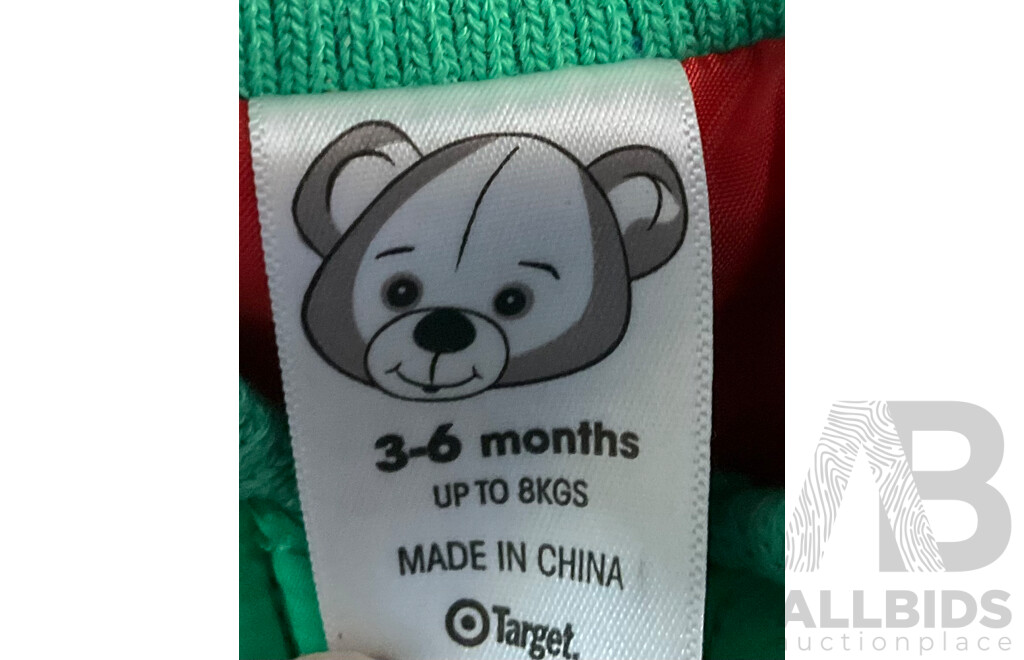 Timberland Newborn Snowsuit 1M & Target Green Jacket Size 3-6m - Lot of 2