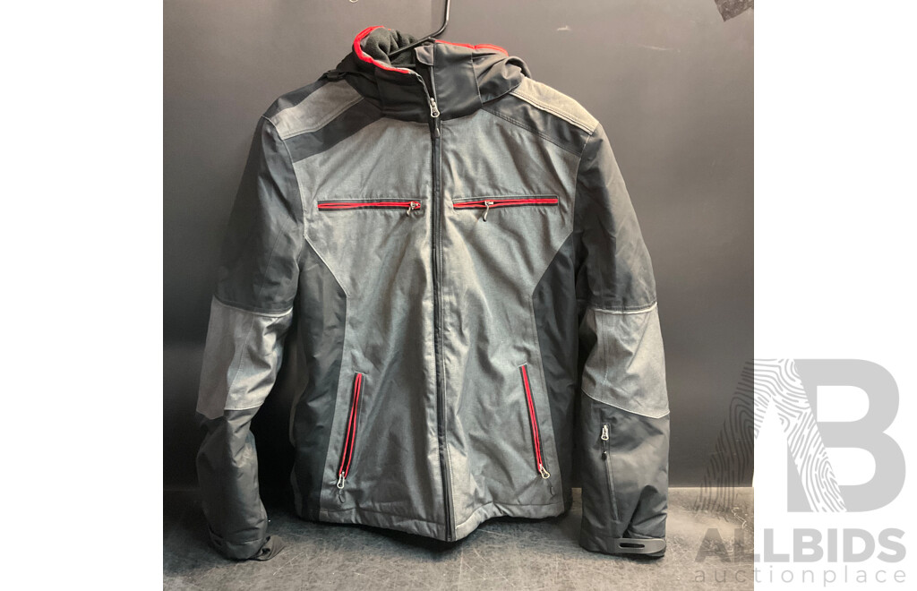 SESSIONS Men's Ridge Size M Jacket  & Crane Men's Jacket & Assorted Ski Goggles, Gloves and Hat