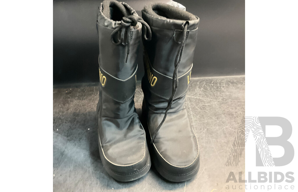AIRWALK Snow Boots & MOSCHINO Boots & More - Lot of 4