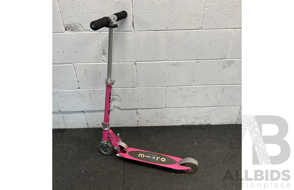Micro Sprite Pink Scooter for Age 5 to Adult