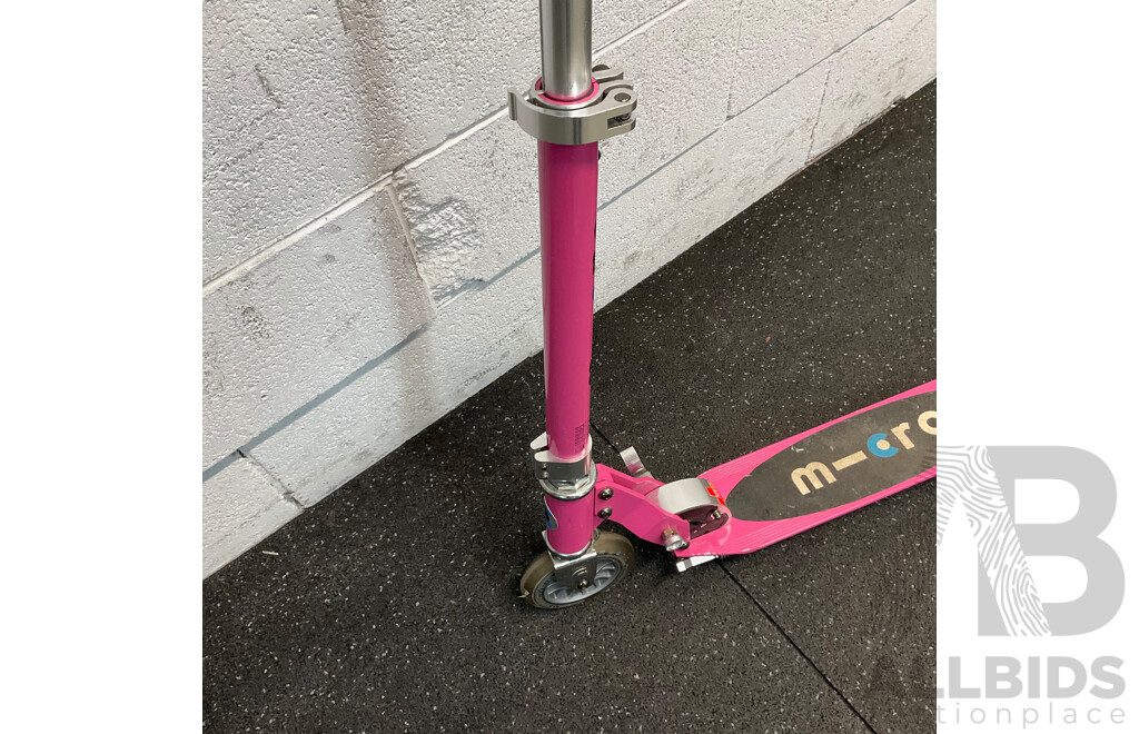 Micro Sprite Pink Scooter for Age 5 to Adult