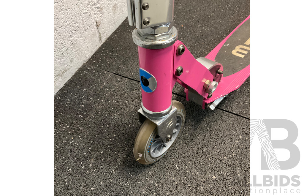 Micro Sprite Pink Scooter for Age 5 to Adult