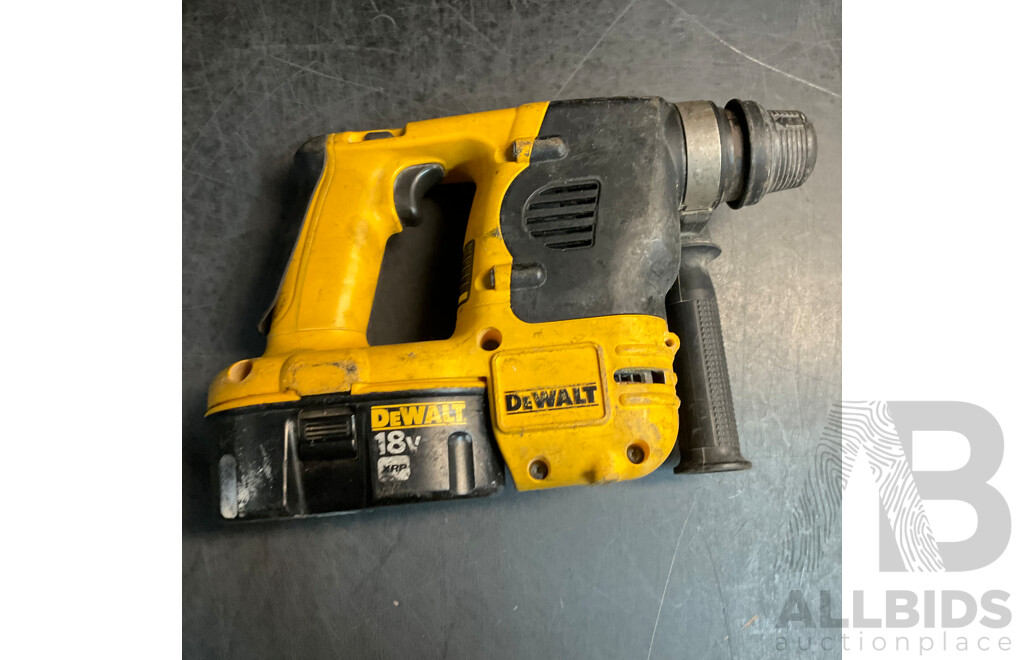 DEWALT DW997Adjustable Clutch Hammer Drill , DC213 Rotary Hammer Drill , DW999 Cordless SDS Drill with 2 Batteies