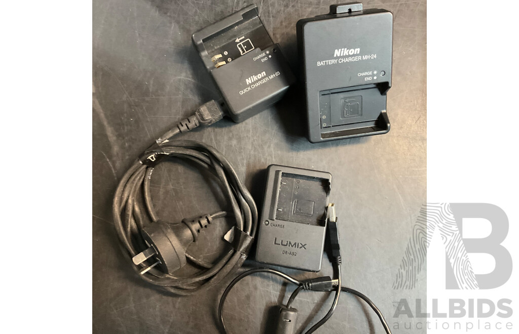 GoPRO &  Assorted Accessories for Camera Include Charger MH-24, MH-23 & More