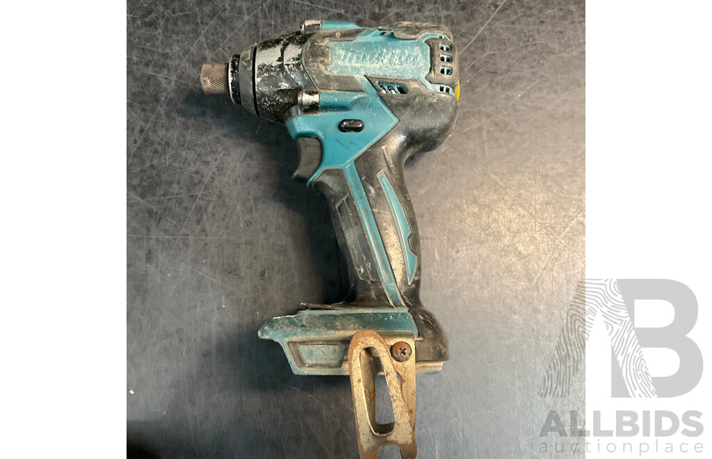 Assorted Makita Tools Includes DHP456, DTD146, DC18RC & More