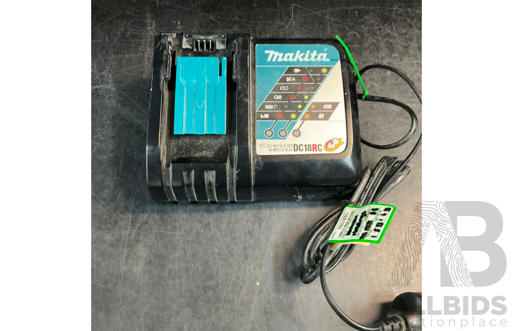 Assorted Makita Tools Includes DHP456, DTD146, DC18RC & More