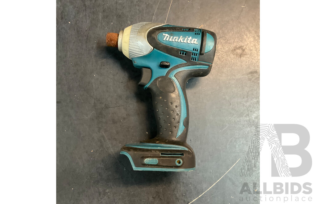 Assorted Makita Tools Includes DHP459, DTD146, DC18SD & More
