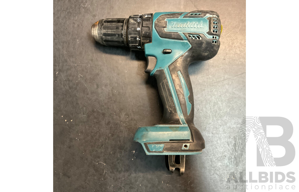 Assorted Makita Tools Includes DHP459, DTD146, DC18SD & More