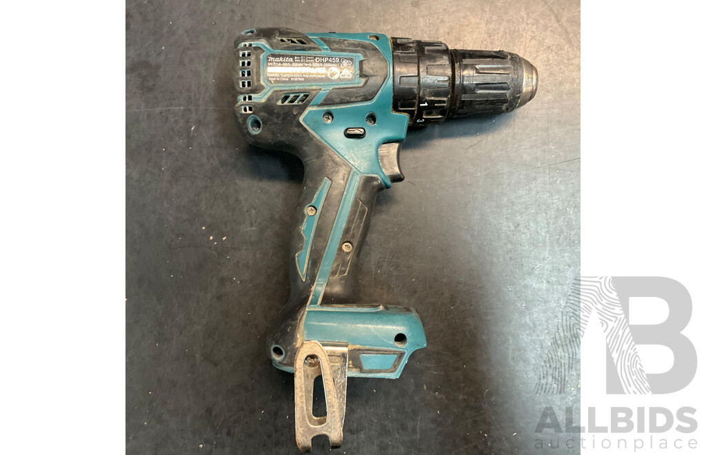 Assorted Makita Tools Includes DHP459, DTD146, DC18SD & More