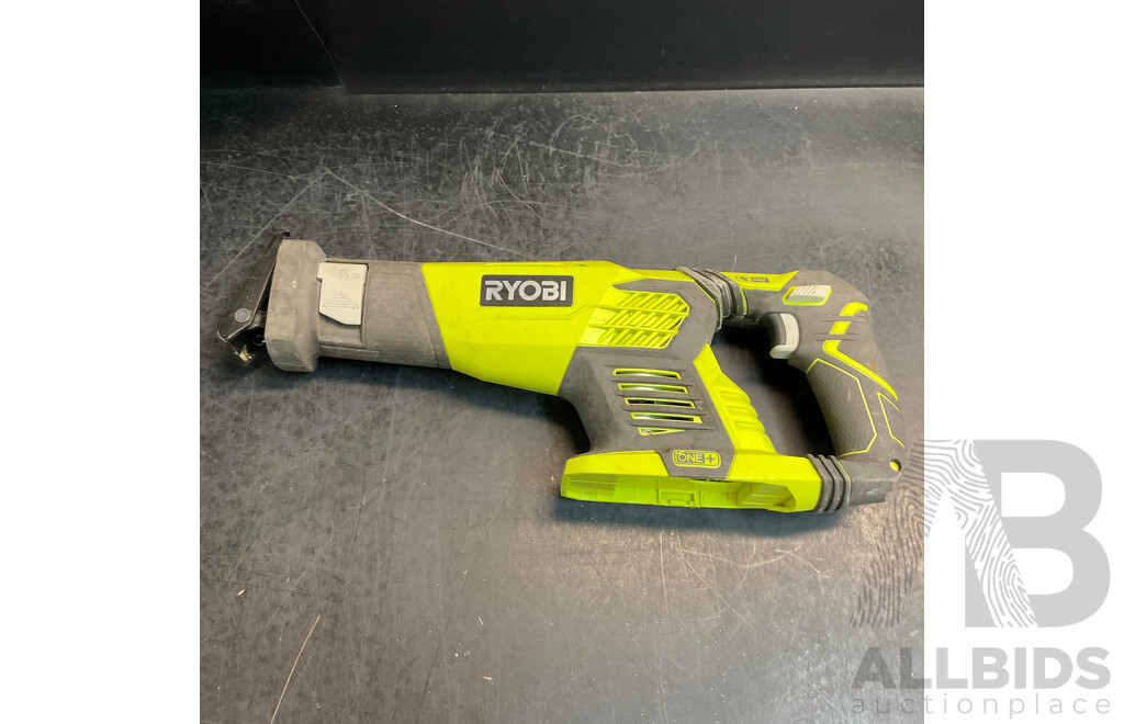 RYOBI RRS1801 Compact Reciprocating Saw & CIDD18V2 Cordless Hammer Drill & 2 X Batteries & 2 X Chargers