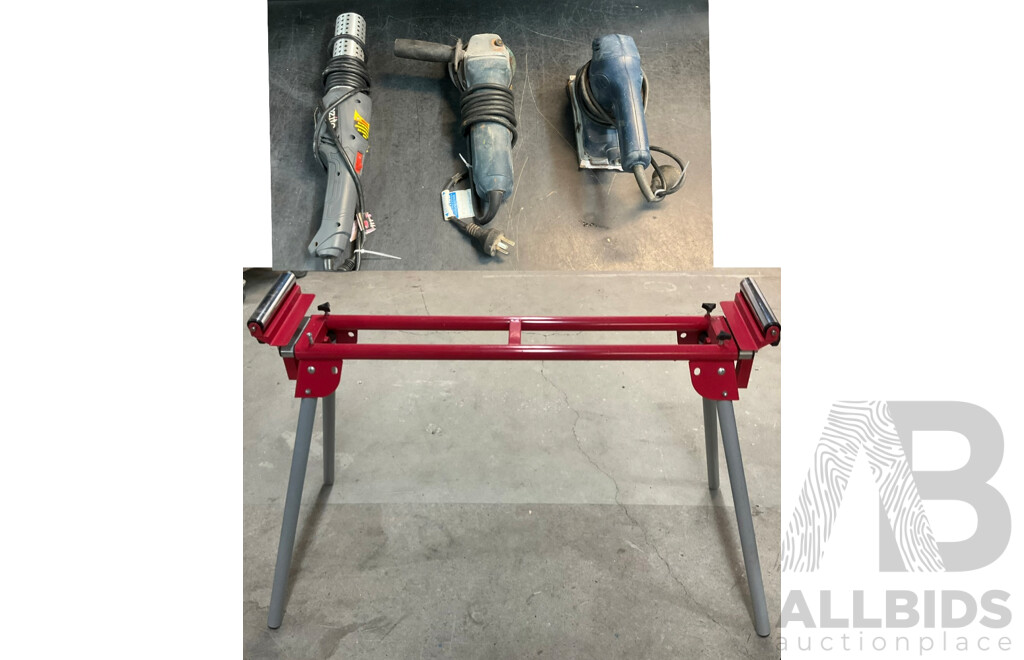 WORKZONE Mitre Saw Stand TT-SH240 & Assorted Tools