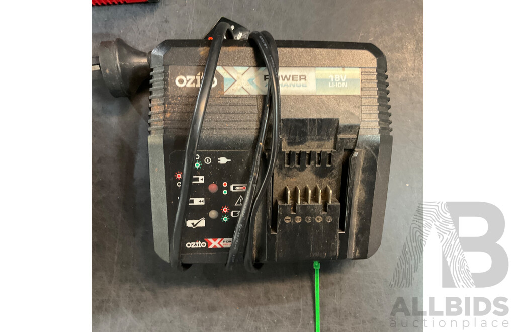 OZITO Power Drill Driver with Battery & 2x Charger