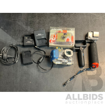 GoPRO &  Assorted Accessories for Camera Include Charger MH-24, MH-23 & More