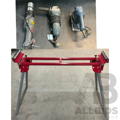 WORKZONE Mitre Saw Stand TT-SH240 & Assorted Tools