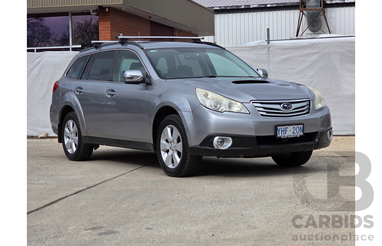 1/2011 Subaru Outback 2.0D Premium (sat-Nav) (AWD) MY11 4d Wagon Silver Turbo Diesel 2.0L