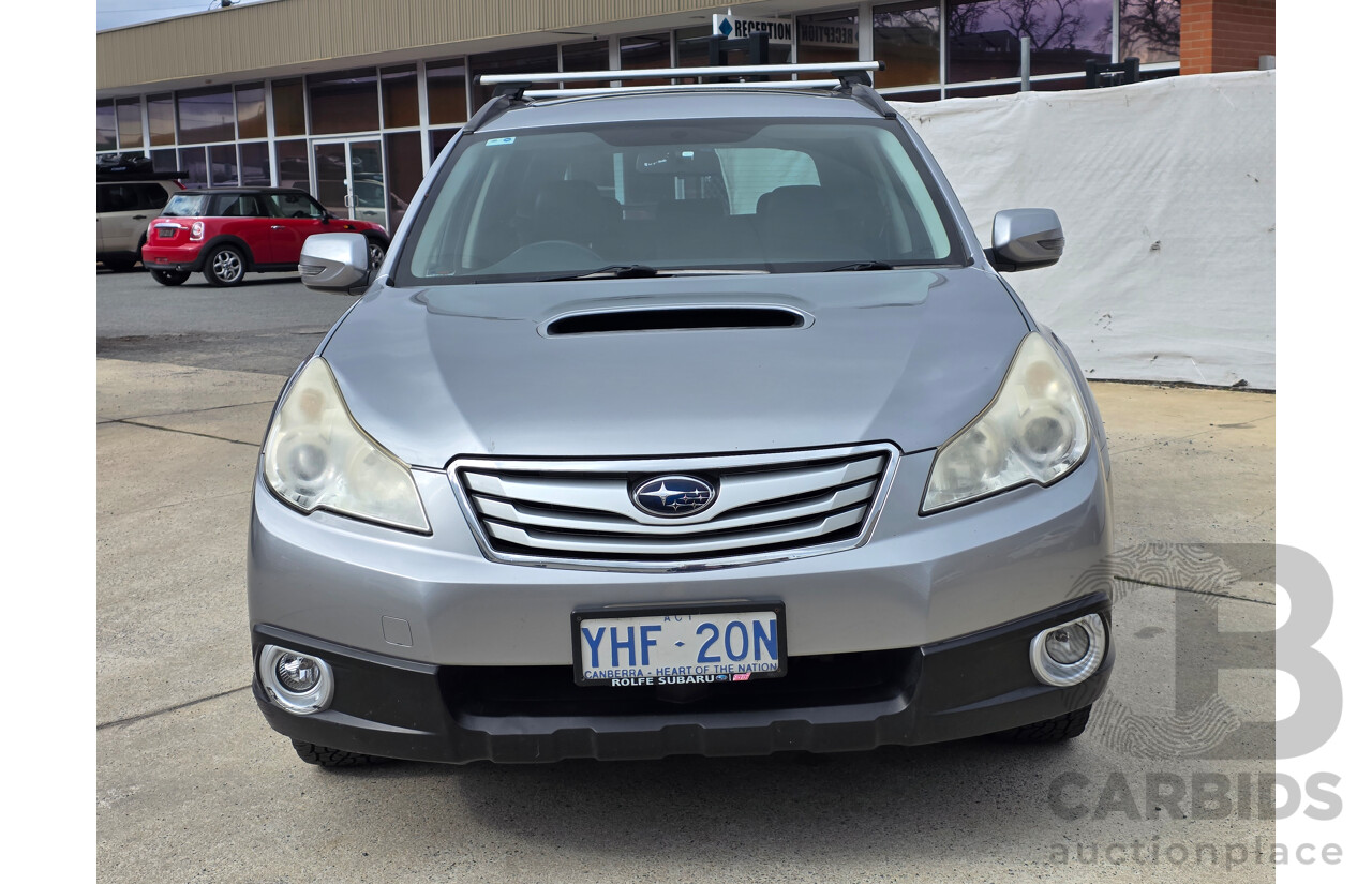 1/2011 Subaru Outback 2.0D Premium (sat-Nav) (AWD) MY11 4d Wagon Silver Turbo Diesel 2.0L