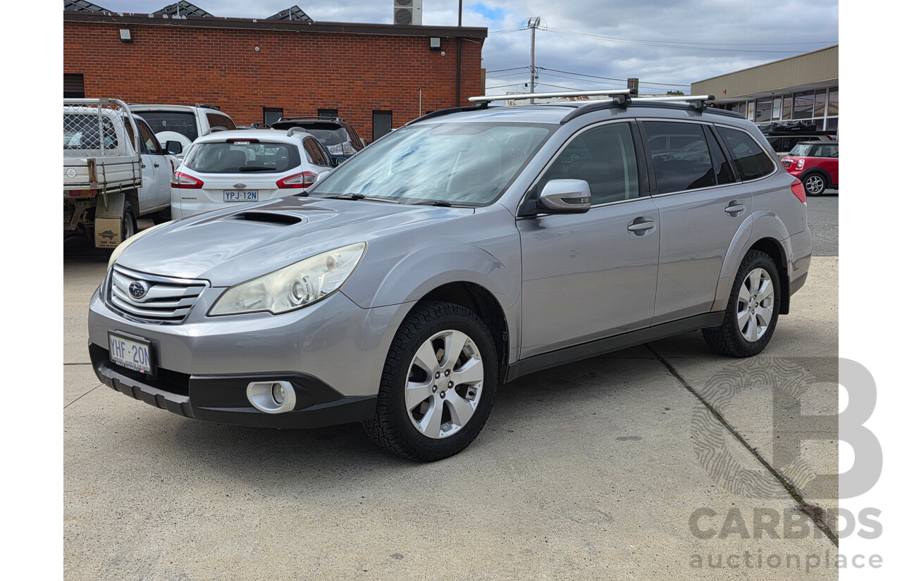 1/2011 Subaru Outback 2.0D Premium (sat-Nav) (AWD) MY11 4d Wagon Silver Turbo Diesel 2.0L