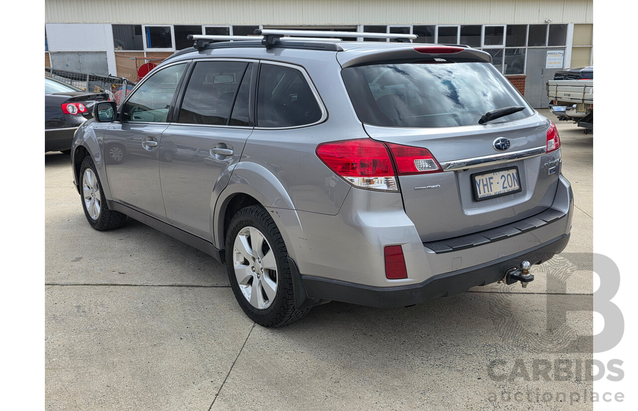 1/2011 Subaru Outback 2.0D Premium (sat-Nav) (AWD) MY11 4d Wagon Silver Turbo Diesel 2.0L
