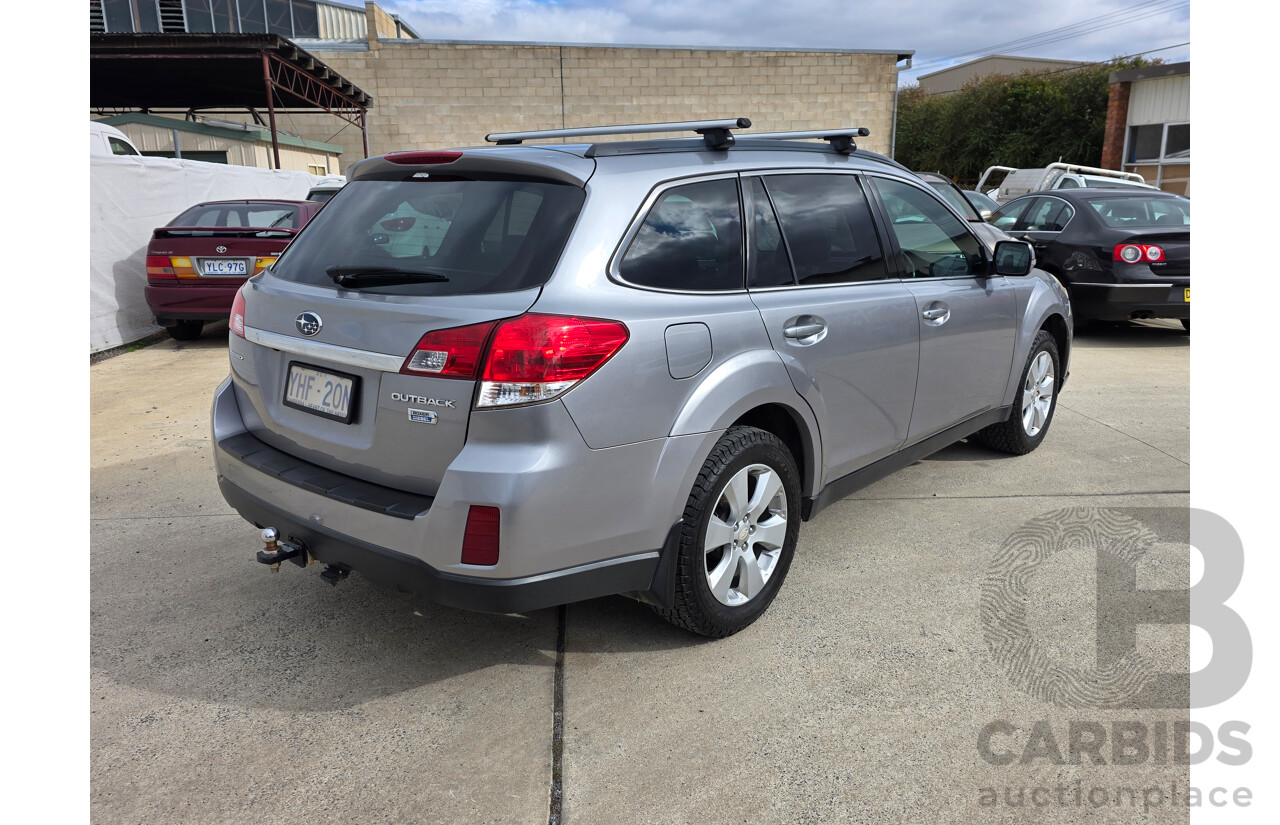 1/2011 Subaru Outback 2.0D Premium (sat-Nav) (AWD) MY11 4d Wagon Silver Turbo Diesel 2.0L